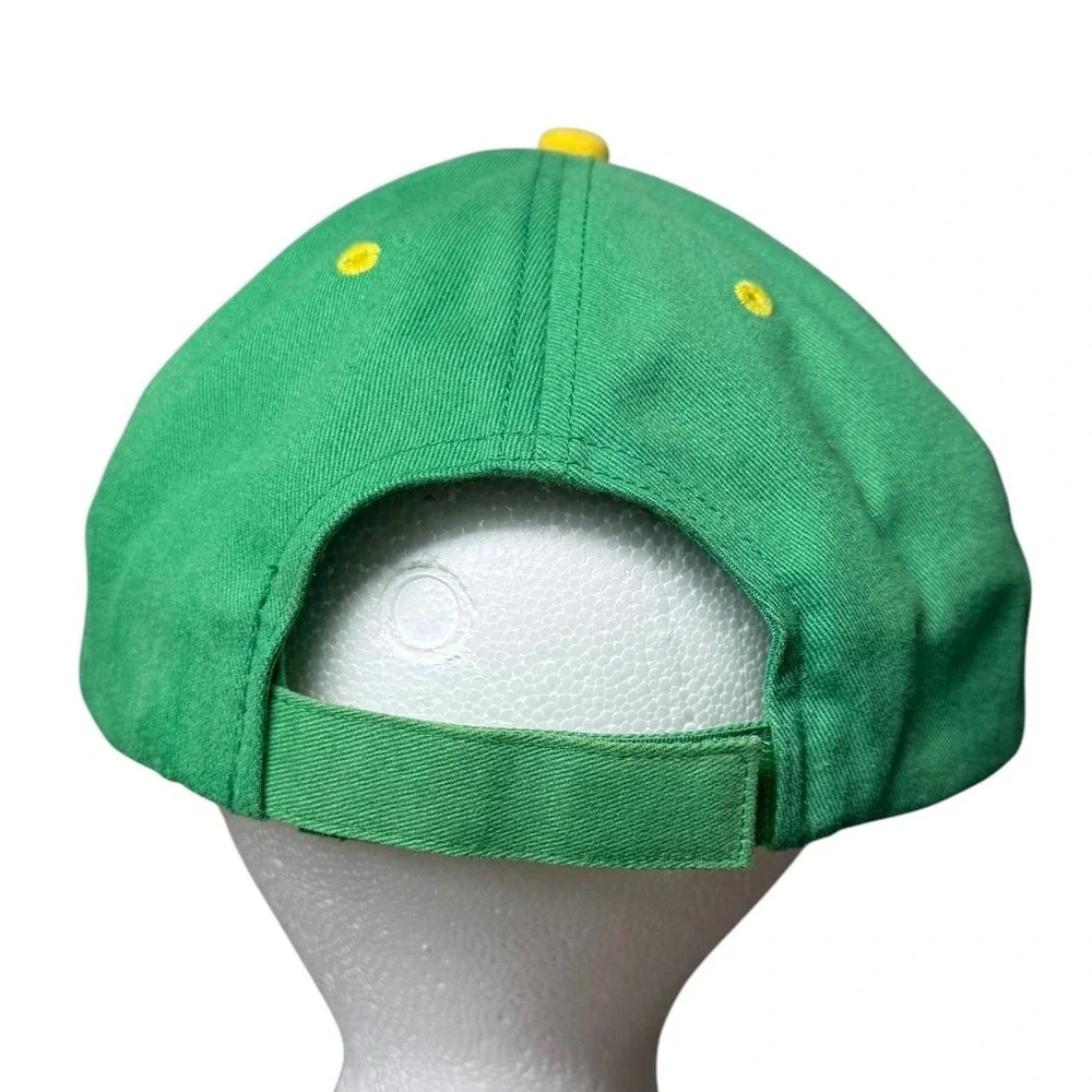 John Deere Hat Green Yellow Adjustable Cap Farm Tractor‎ Logo Adult OS